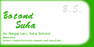 botond suha business card